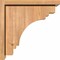 Ekena Millwork Pescadero Smooth Corbel w/Backplate, Western Red Cedar, 7 1/2"W x 14"D x 14"H COR08X14X14PEC01SWR - alternate 4